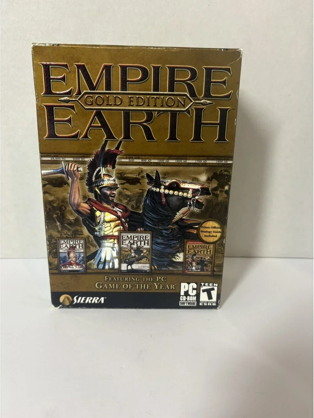 Empire Earth Gold Edition (PC, 2003) The Art Of Conquest Expansion & Guides Maps